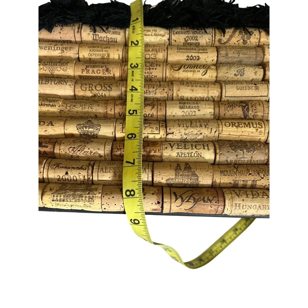 Unique Wine Cork Purse Shoulder Bag‎ Handmade Novelty Conversation Piece